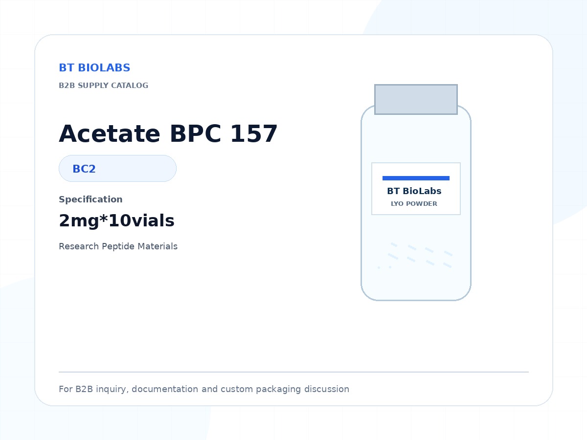 Acetate BPC 157 2mg*10vials product image