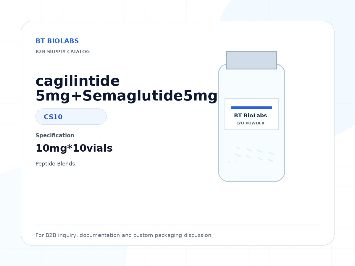 cagilintide 5mg+Semaglutide5mg 10mg*10vials product image