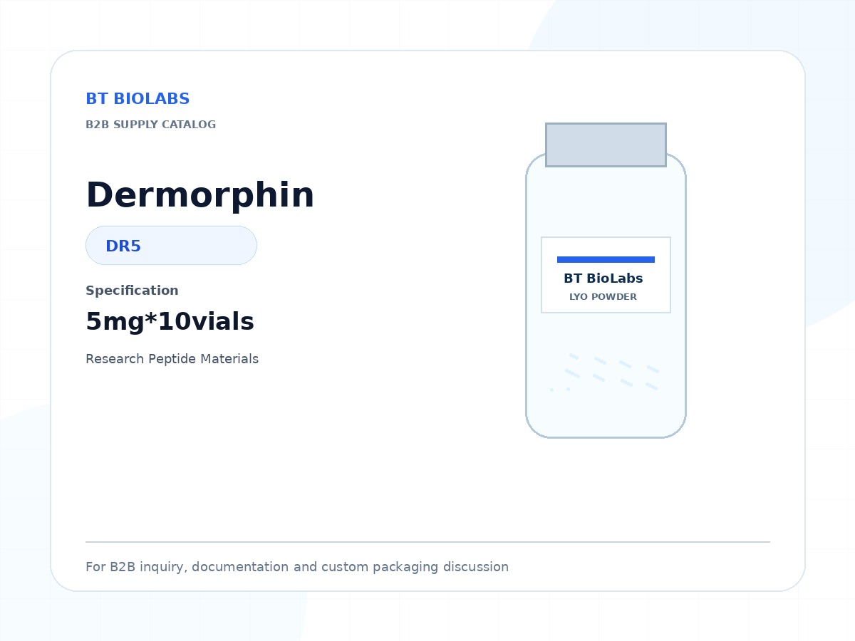 Dermorphin 5mg*10vials product image