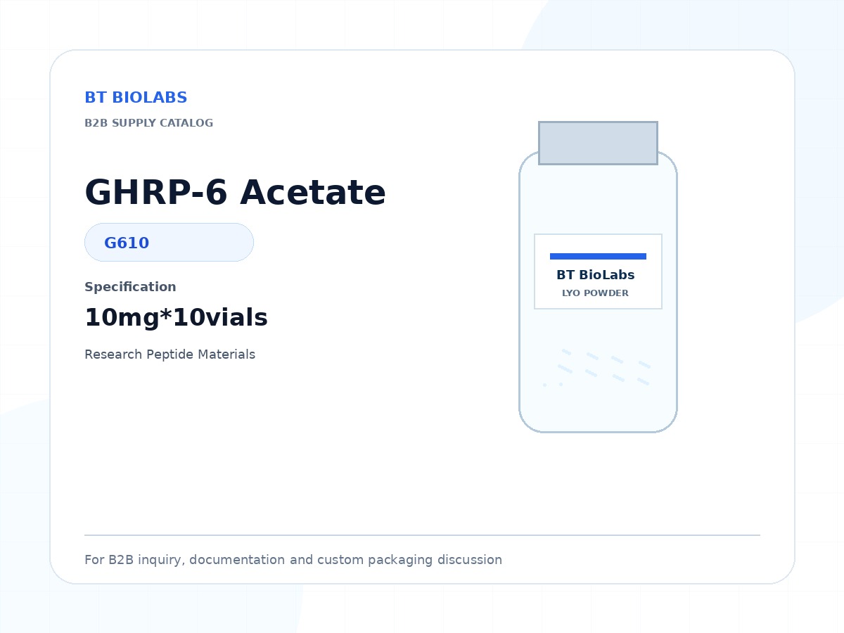 GHRP-6 Acetate 10mg*10vials product image