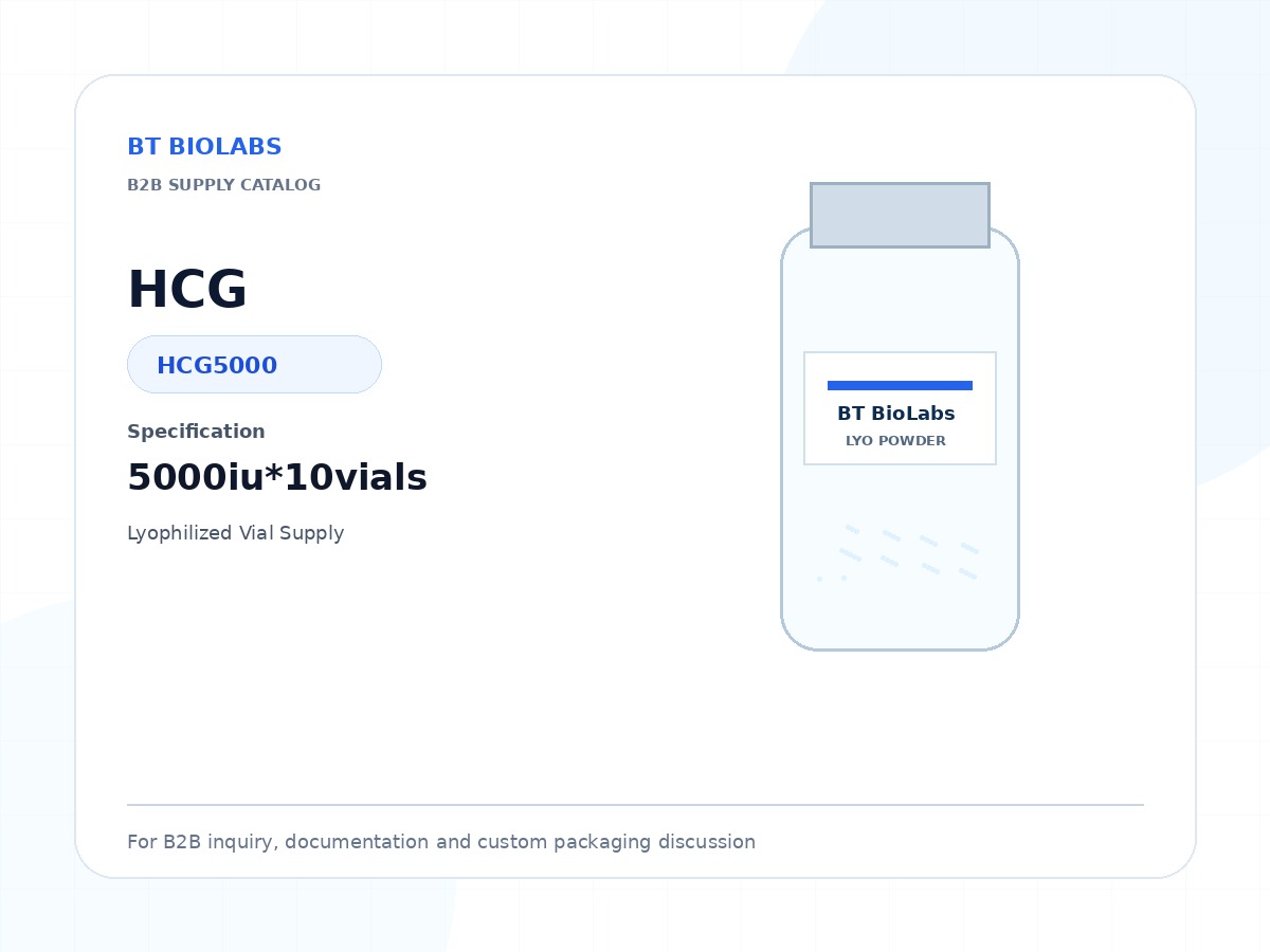 HCG 5000iu*10vials product image