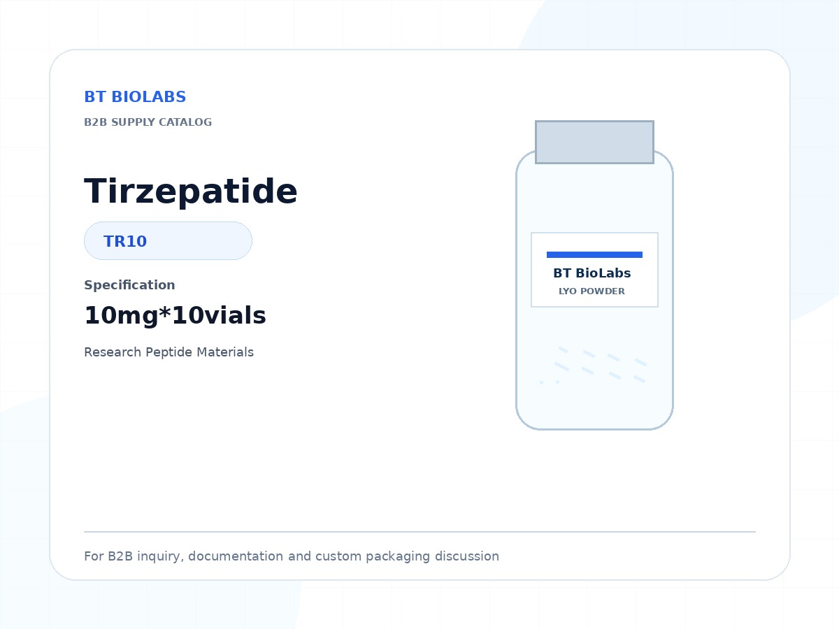 Tirzepatide 10mg*10vials product image