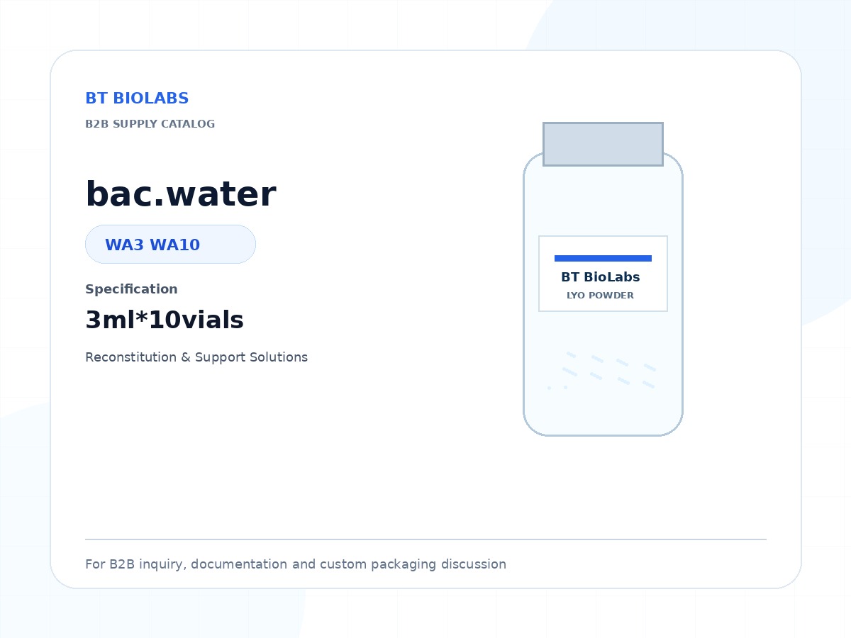 bac.water 3ml*10vials product image
